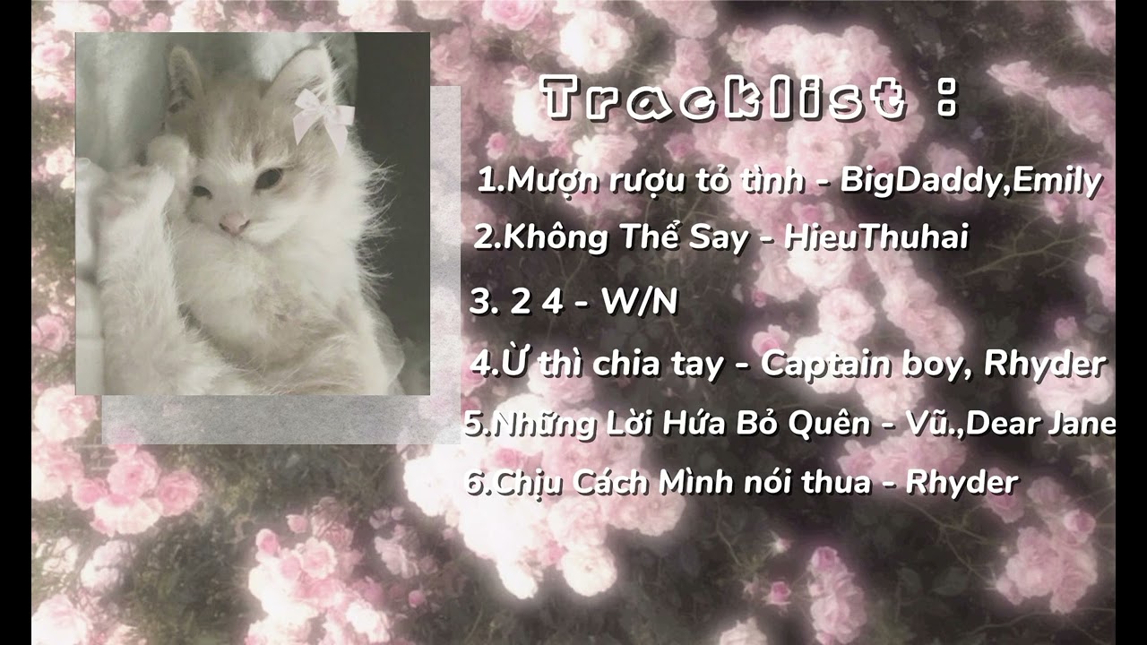Nhạc chill học b&agrave;i - Playlist nhạc - Nghe l&agrave; nghiện -Mượn rượu tỏ t&igrave;nh,Kh&ocirc;ng thể say,...