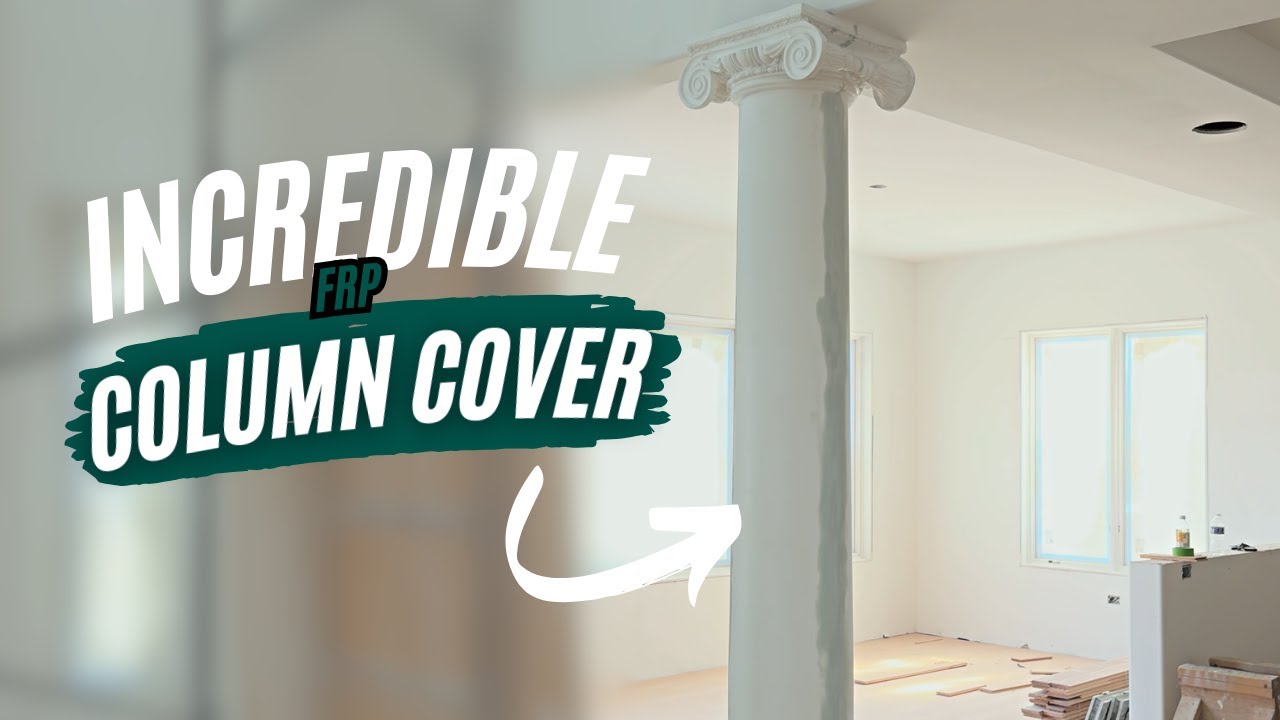 It's Incredibly EASY to install these FRP Column Covers!
