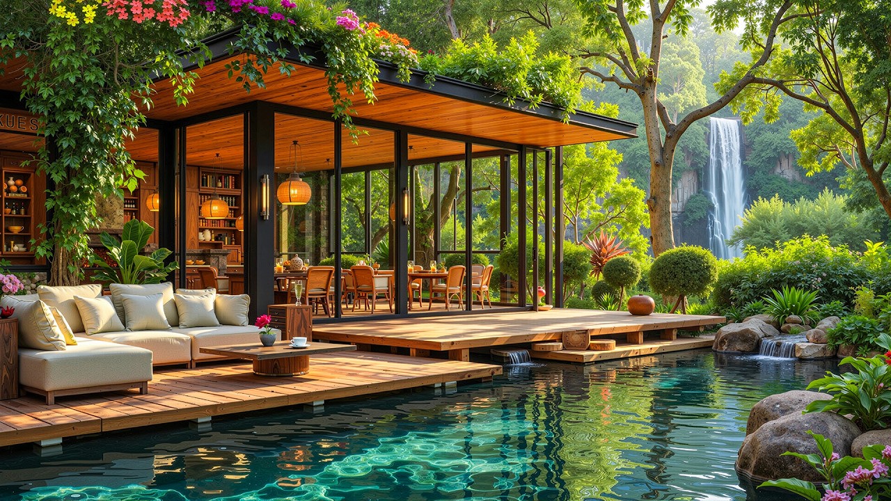 Serene Forest Coffee Jazz 🌿 Smooth Outdoor Instrumentals & Nature Sounds for Deep Focus