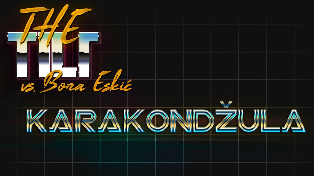 THE TILT - Karakondžula [80s vocal synthwave visualizer]