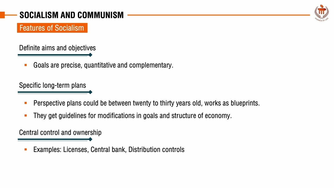 Socialism and Communism | Global Economic Environment and Policy