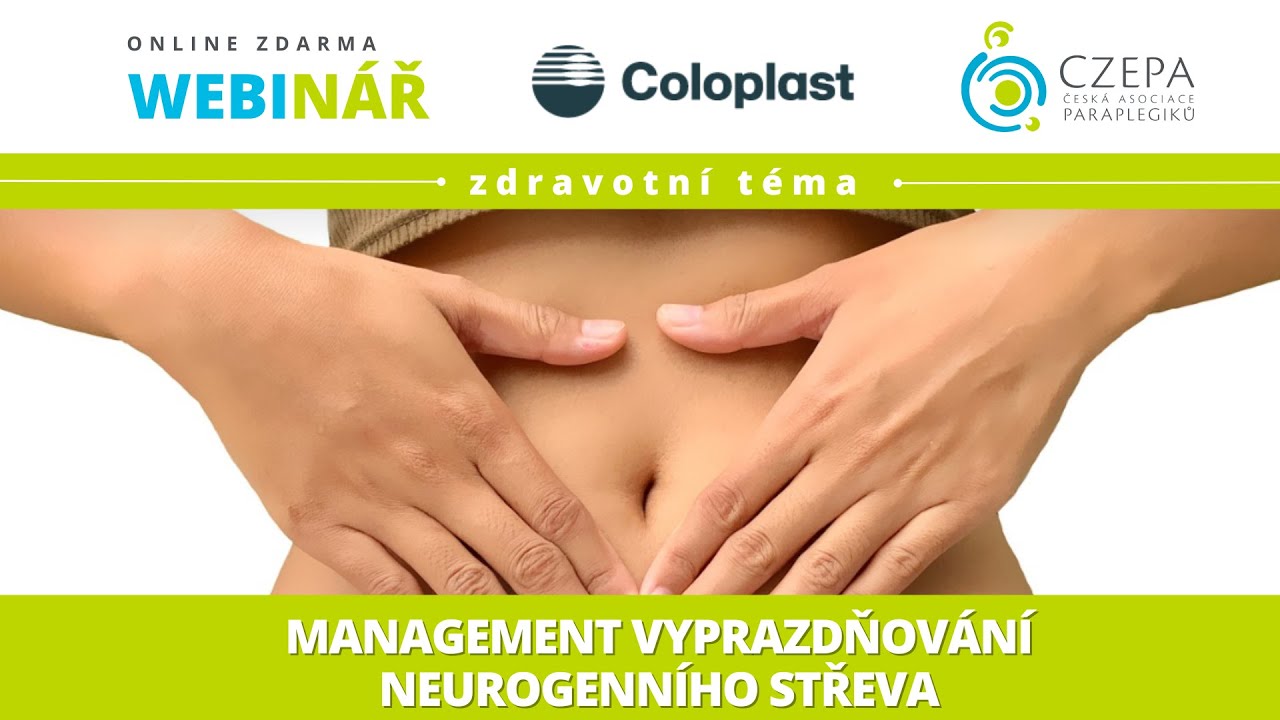 Webinář: Management vyprazdňování neurogenního střeva (vysíláno 11.3.2025)
