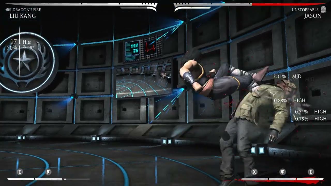 MKX - Liu Kang Dragon's Fire 41%-59% combos