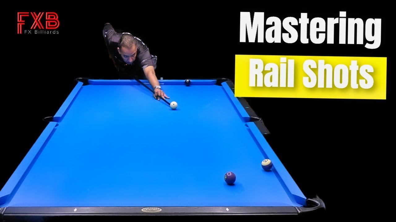 How to Shoot Rail Shots in Pool - (Free Pool Lessons) - A MUST HAVE shot for all pool players
