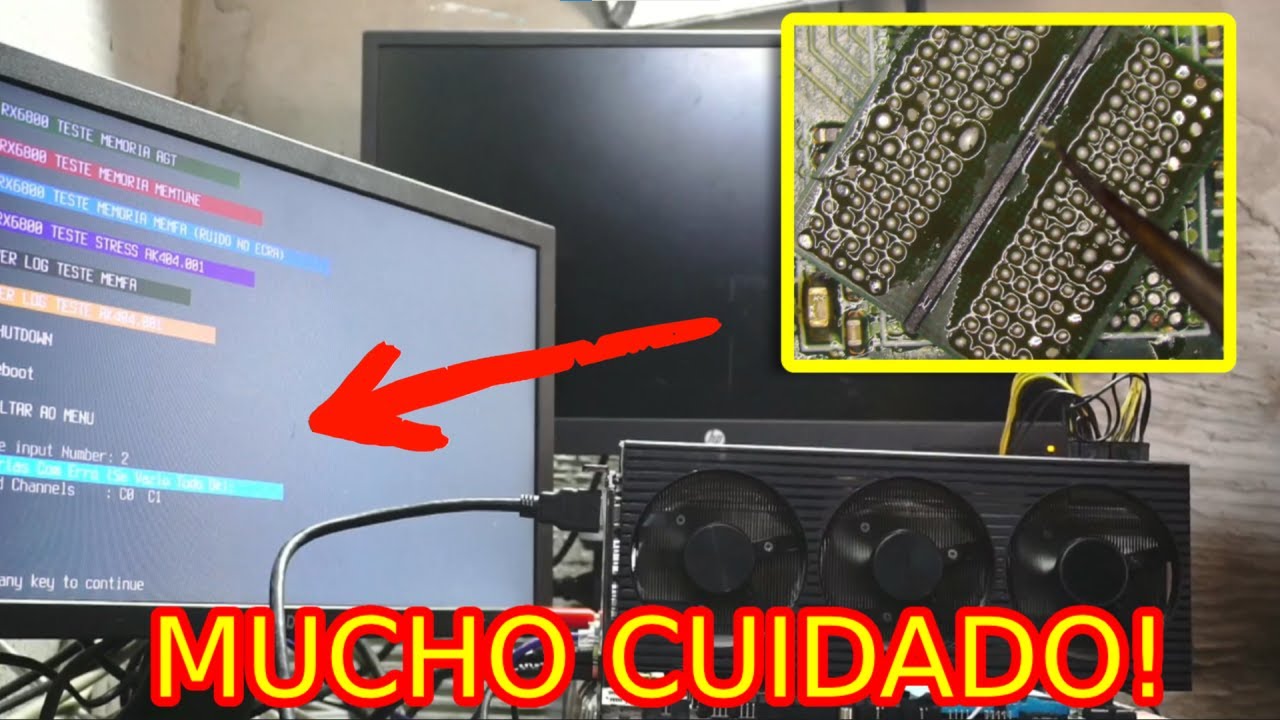 ARTIFACTS REPENTINO RX 6800 // REPARACION DE GPU