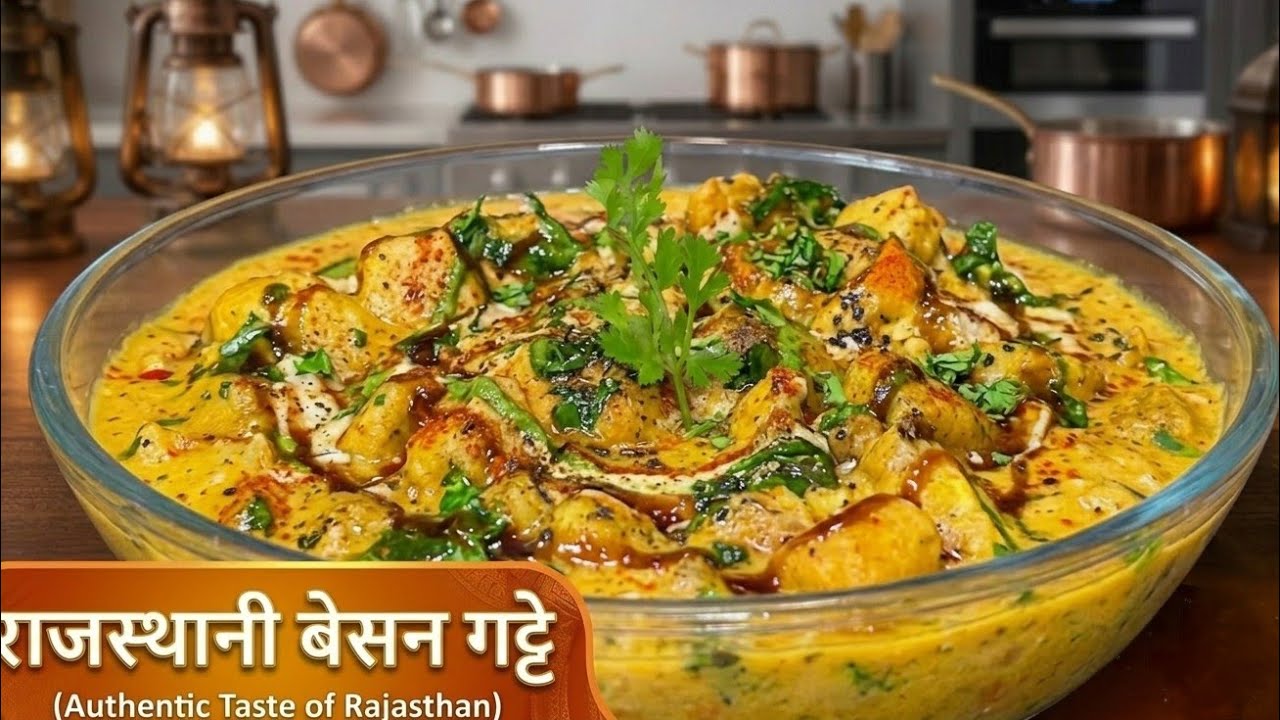 Authentic Rajasthani Gatta Curry Recipe | असली राजस्थानी गट्टा करी बनाने की विधि #RajasthaniRecipe