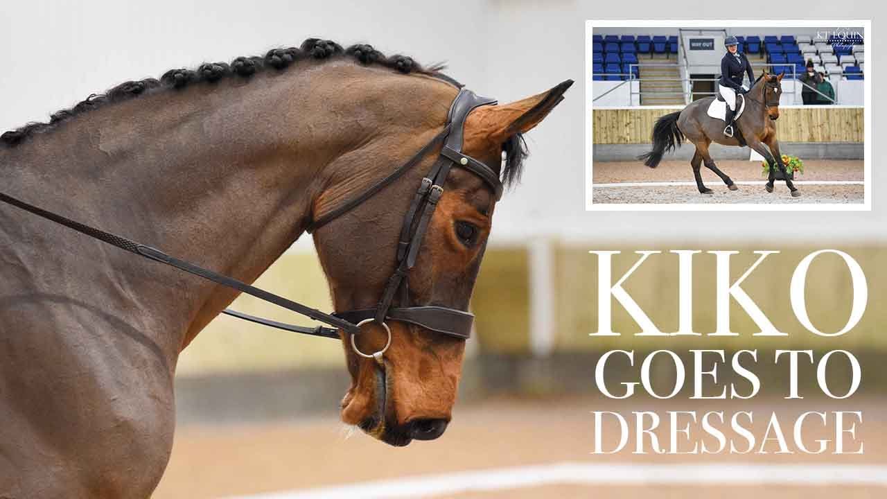 KIKO GOES TO A DRESSAGE COMPETITION | EQUESTRIAN DAY IN THE LIFE VLOG