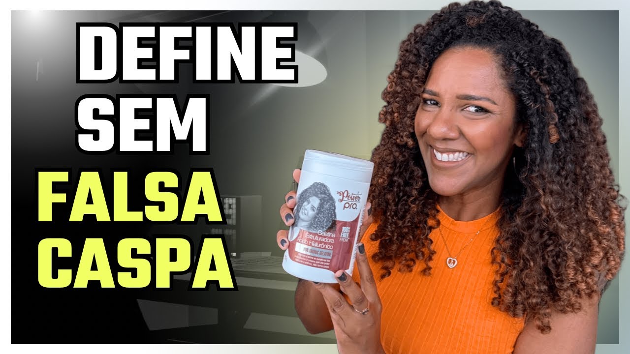 Cachos definidos sem FALSA CASPA?  Testei a gelatina soul power pro