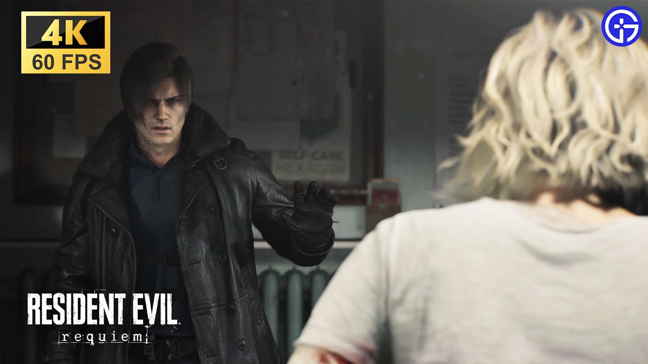 Грейс впервые встречает Леона &mdash; Resident Evil 9: Requiem &mdash; 4K 60FPS