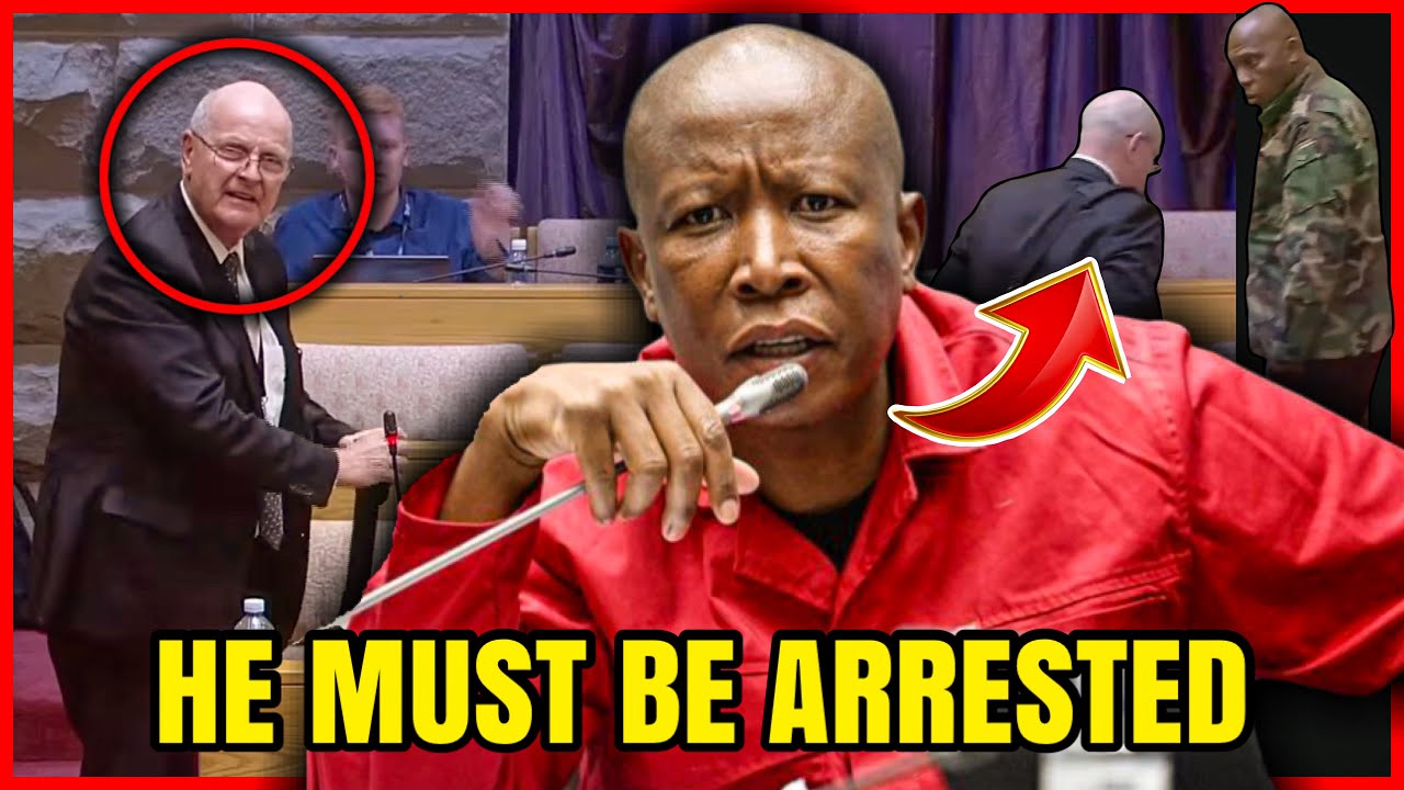 Julius Malema Calls For The Immediate Arrest Of Paul O'Sullivan After He Walked Out Of Them