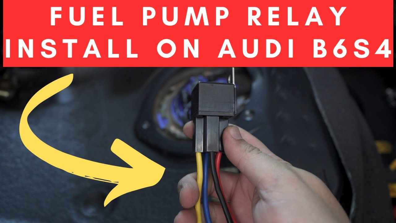 DeatschWerks Fuel Pump Relay Install on Audi B6 S4