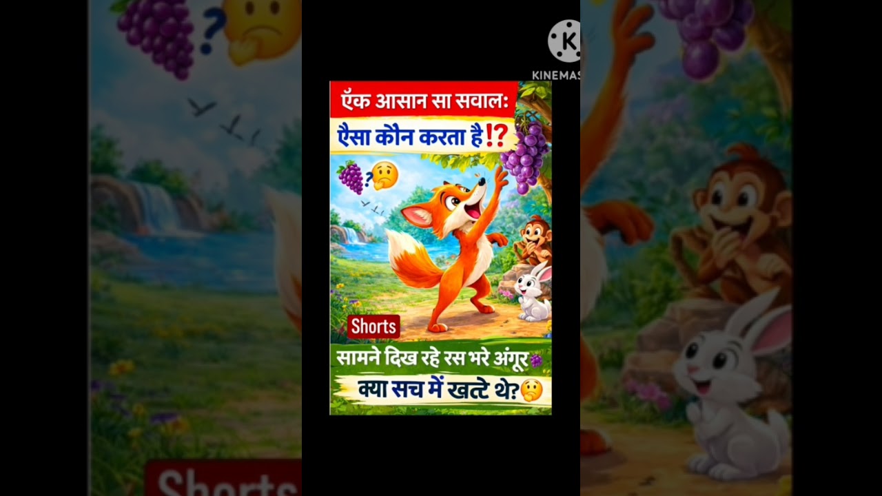 लोमड़ी और अंगूर