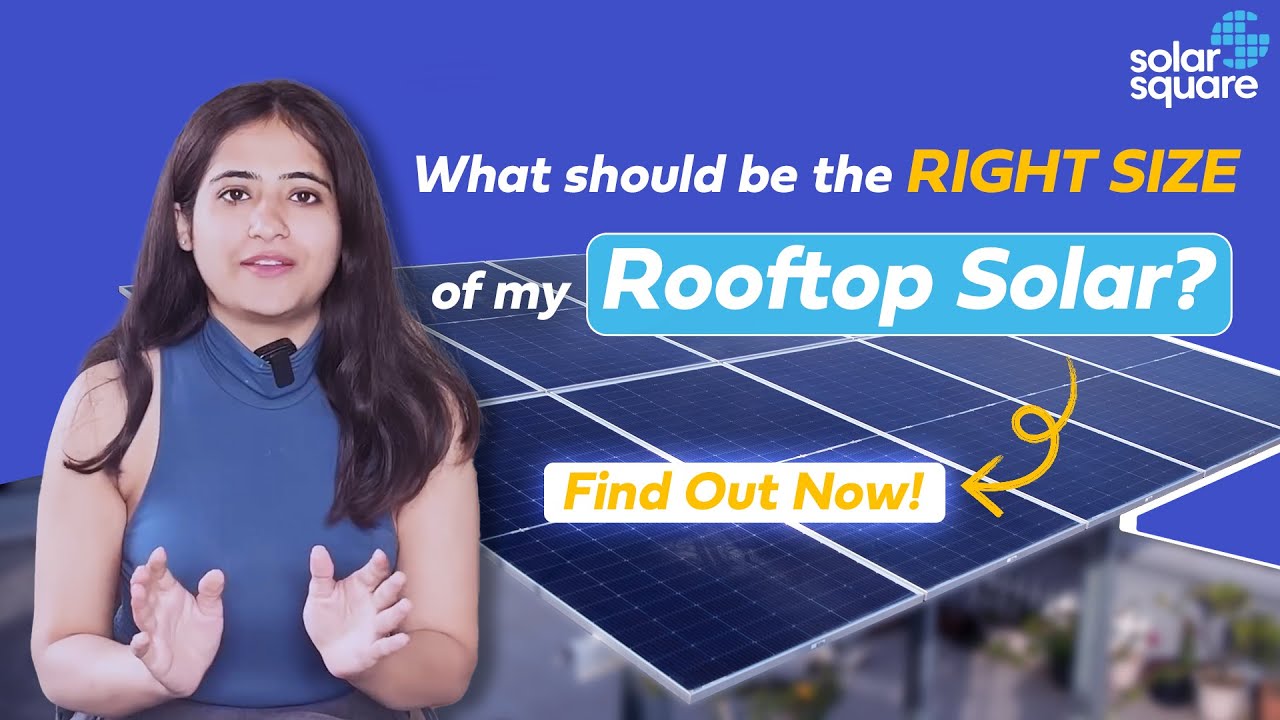 How to Calculate Right Solar System size for your home? Rooftop Solar Size Calculator