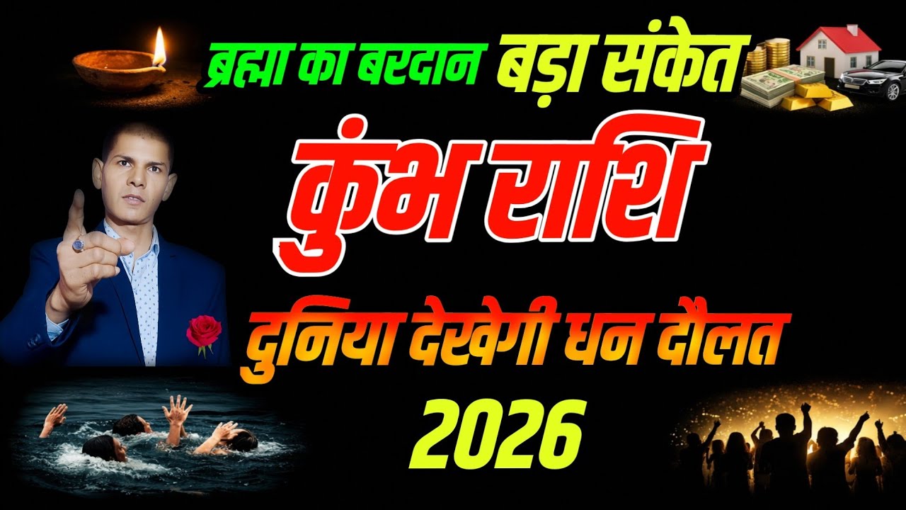 ब्रह्मा का वरदान | कुंभ राशि 2026 बड़ा संकेत | किनारे पर खरे लोंग क़्या जाने | किस किस को पुकारा Kumbh