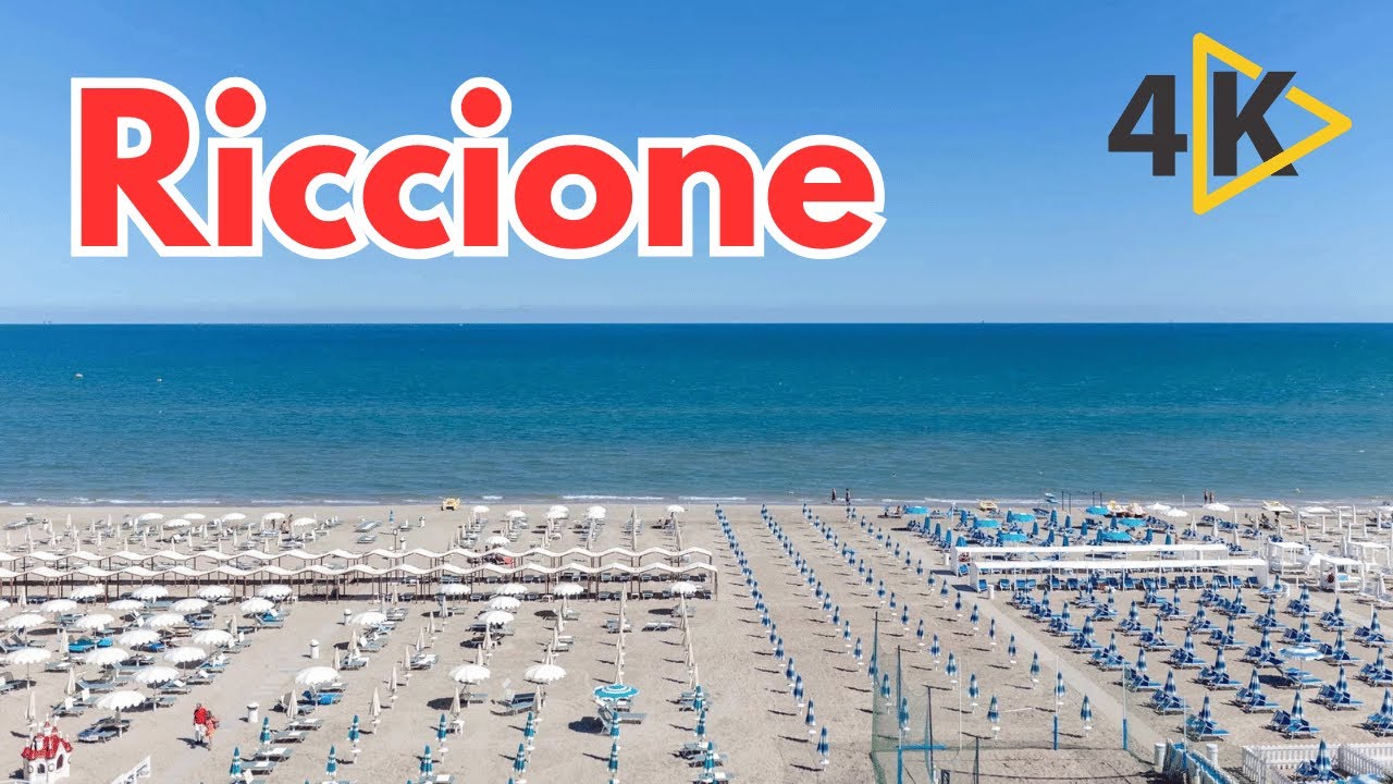 Riccione 4K Smooth Coastal Ride 🇮🇹 Relaxing ASMR Views