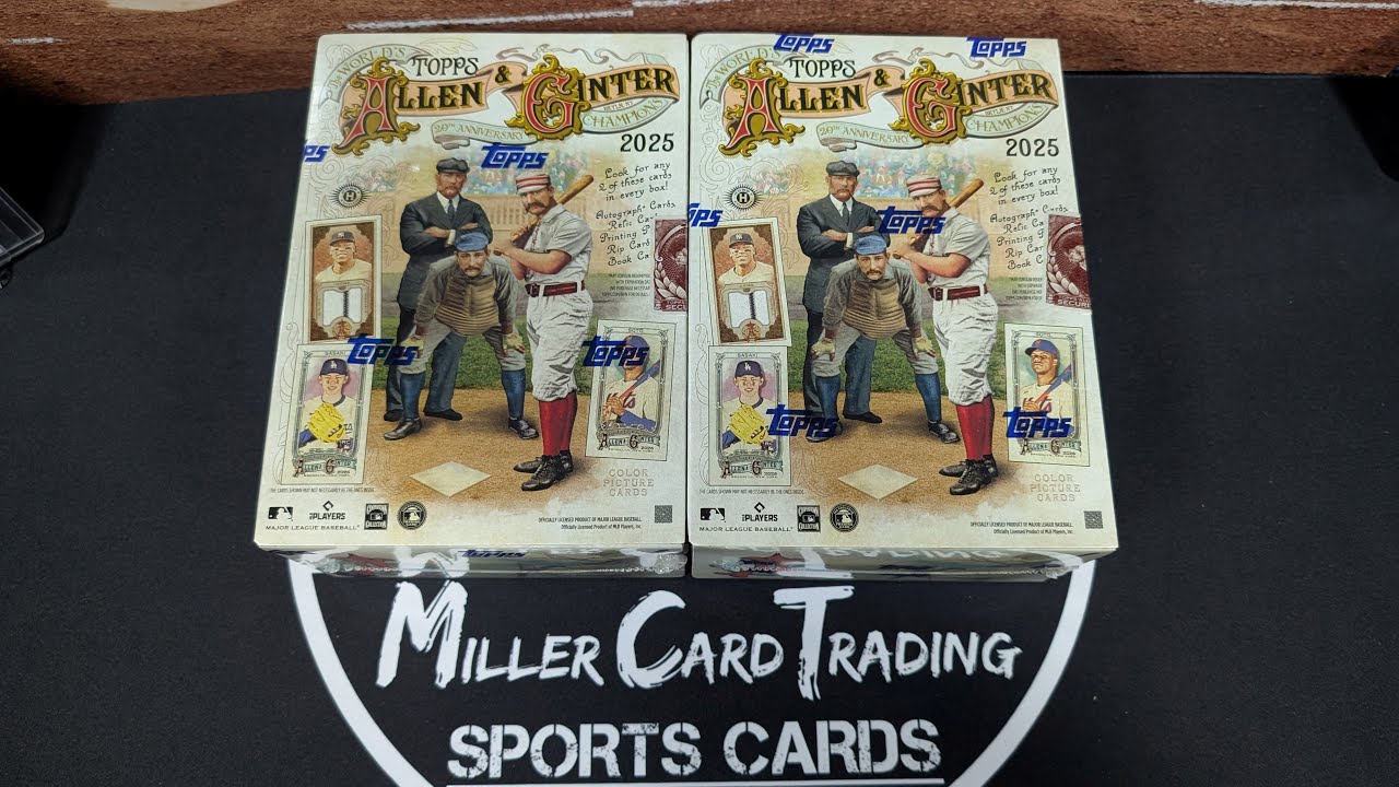 НОВИНКА! Topps Allen & Ginter 2025! ОТКРЫВАЕМ ДВА ХОББИ-БОКСА!