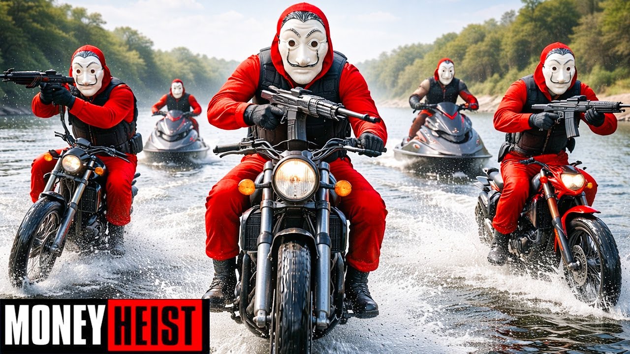 PARKOUR VS MONEY HEIST! 6 | BAD GUYS: No ESCAPE, River Becomes a Kill Zone (BELLA CIAO) Epic POV
