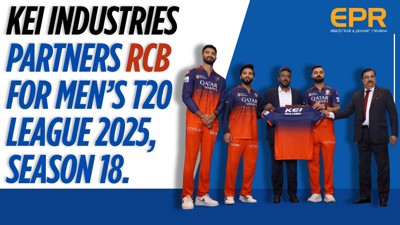 KEI Industries partners RCB for Men’s T20 league 2025, season 18
