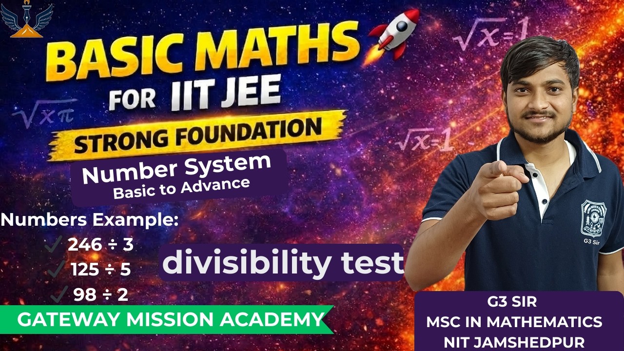 Divisibility Test One Shot 💥 | Short Tricks + Concepts | JEE Preparation #gatewaymissionacademy