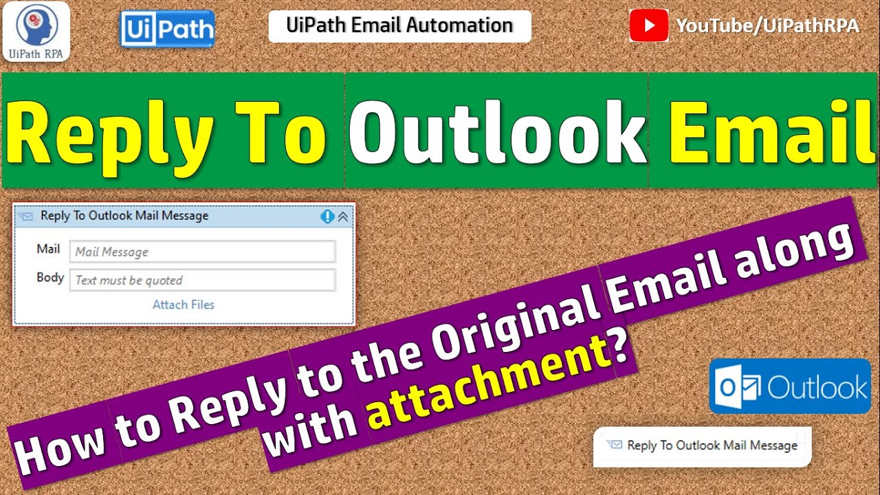 Reply To Outlook Mail Message UiPath | UiPath Email Automation | UiPathRPA