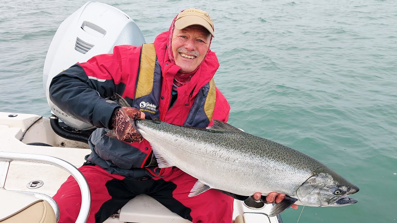 Trolling for shallow water salmon