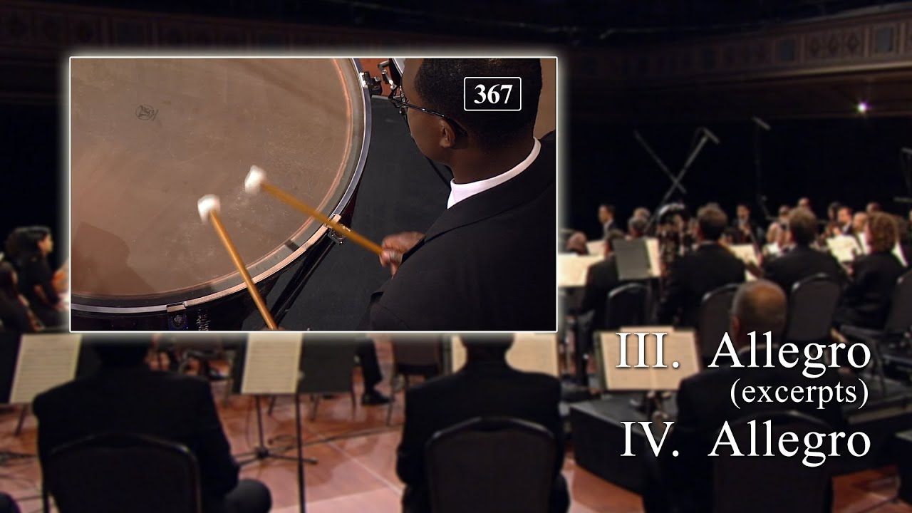 Beethoven 5th Symphony, Mvts III-IV (Timpani Excerpts)