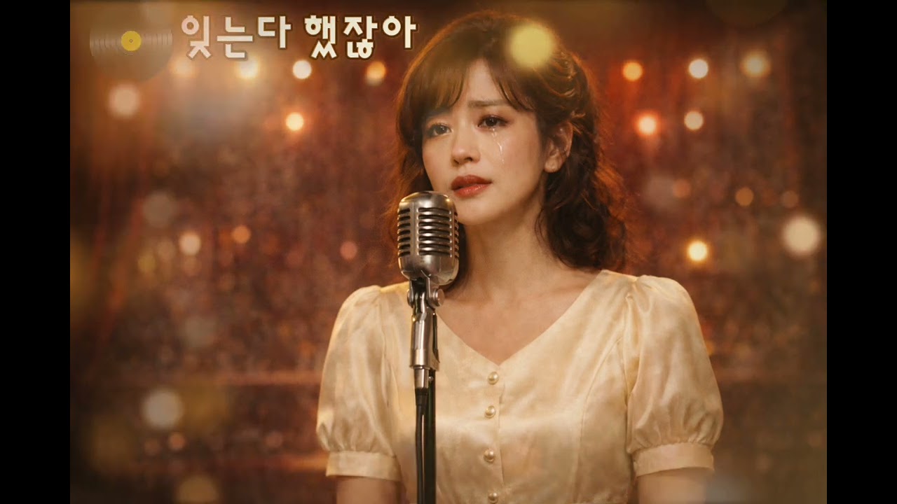 [달빛가요방] 잊는다 했잖아 |여성 감성 트로트 | 애절한 이별 노래 | AI MUSIC