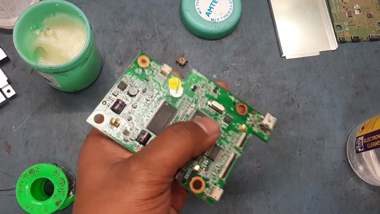 How to repair Hp scanjet 200 flatbed scanner logic card