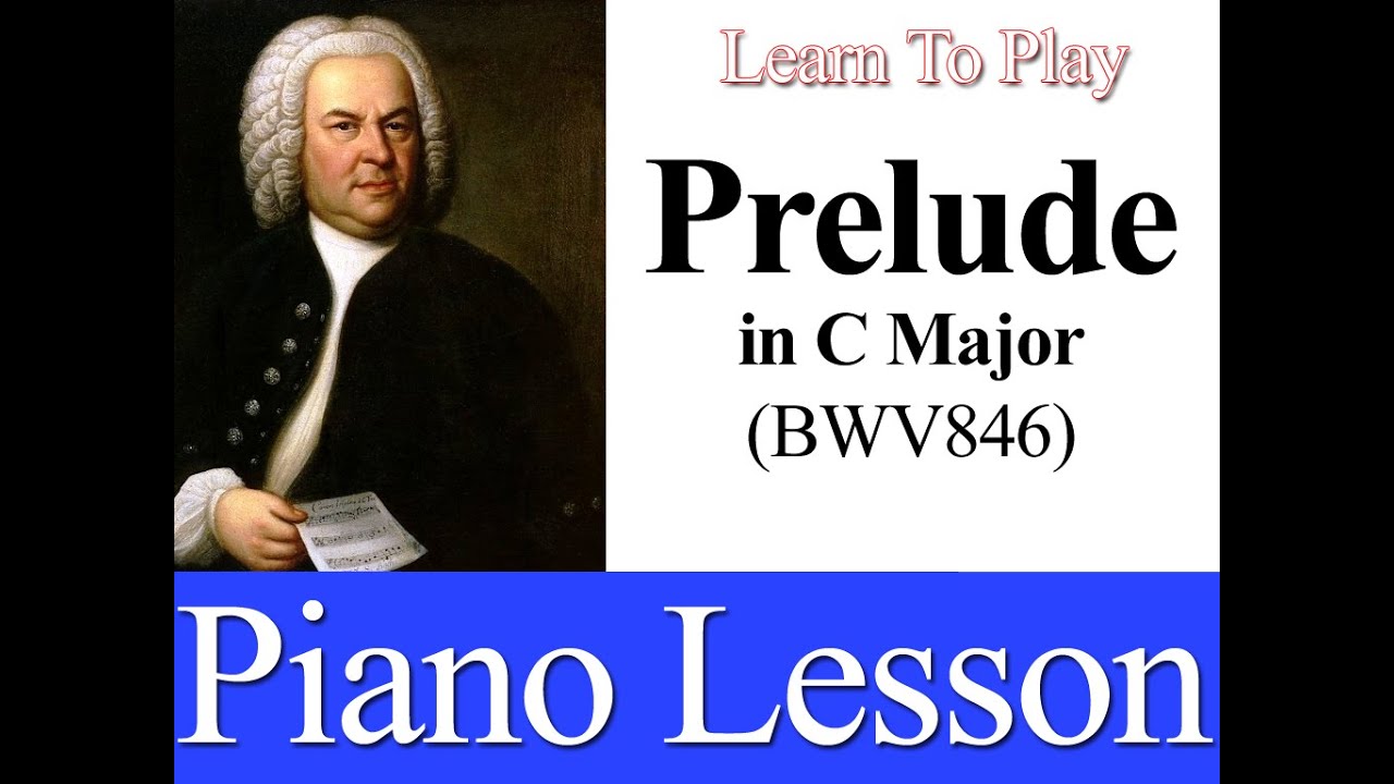 Learn to play Bach Prelude in C Major (BWV846)