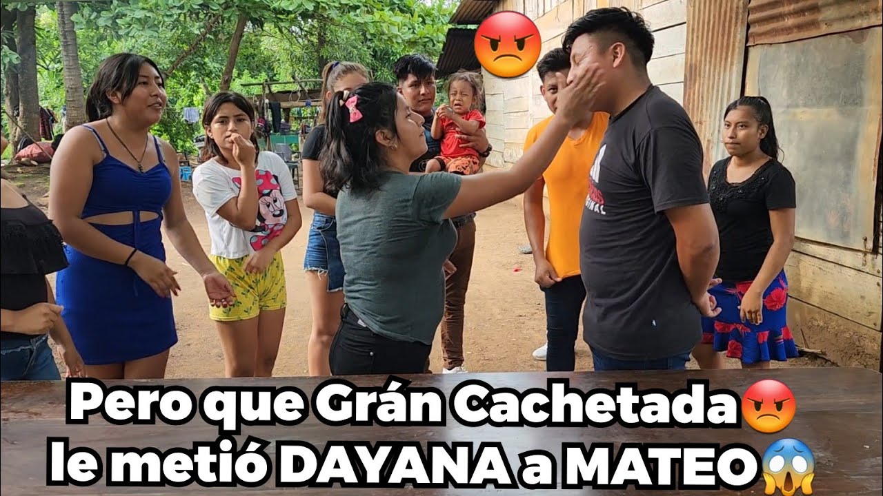 🔴Santo Dios😱 en este Reto si le fué Re Mal a MATEO, pero que Grán CACHETADA😡 le metió DAYANA😱😡😡