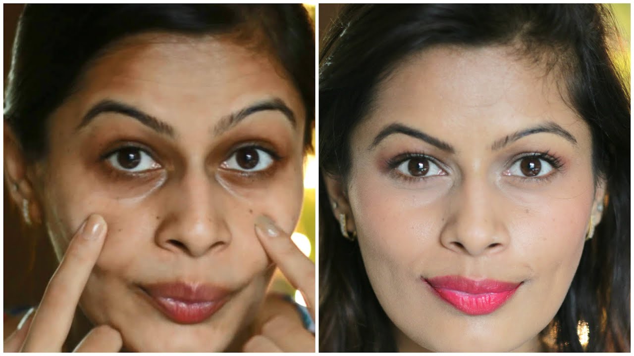 Best Way to Cover Dark Circles | For Indian, Tan, Olive Skin tone | Kavya K