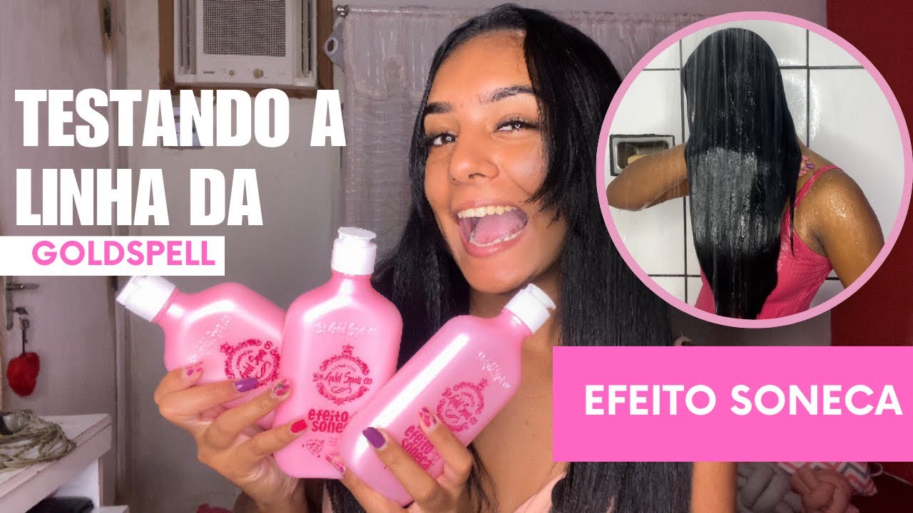 TESTEI A LINHA EFEITO SONECA DA GOLDSPELL