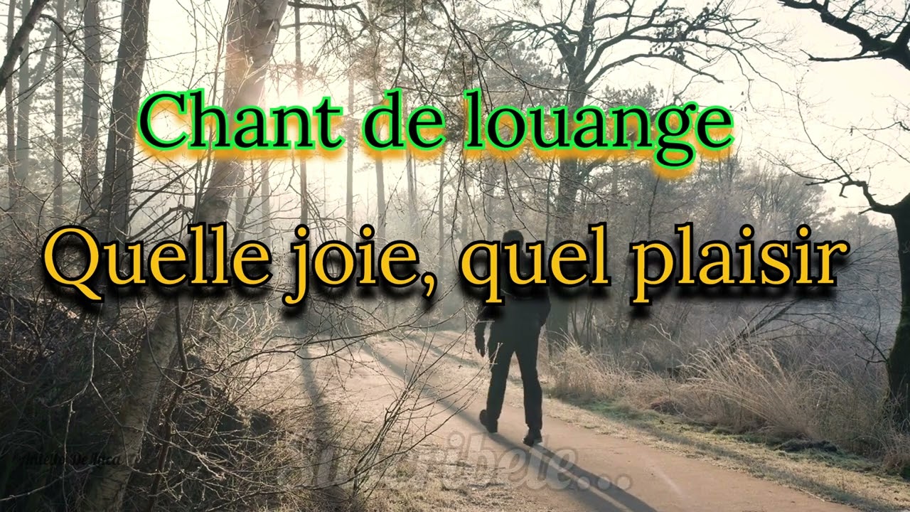 Chant de louange, Quelle joie, quel plaisir #louange #louvor #fe