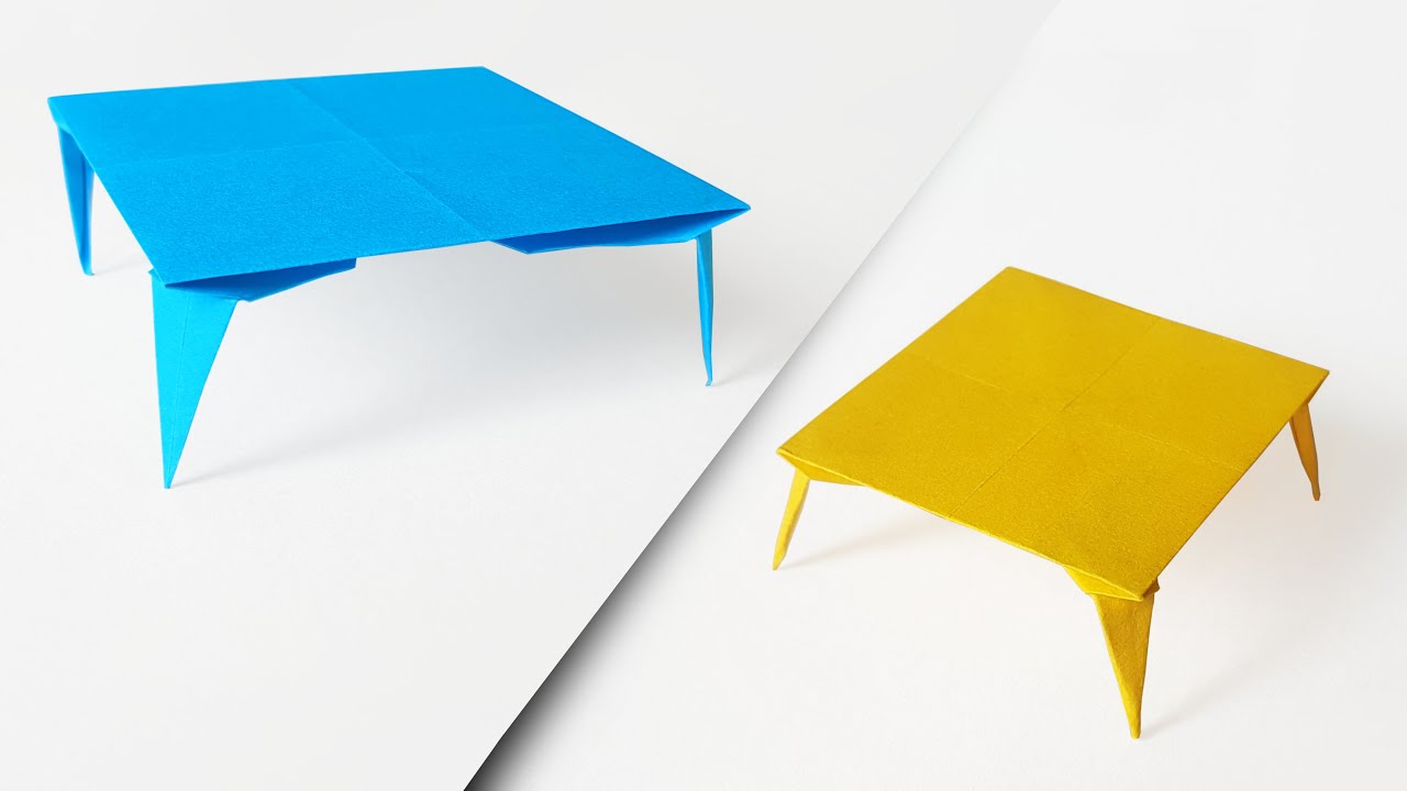 Comment faire une TABLE en ORIGAMI