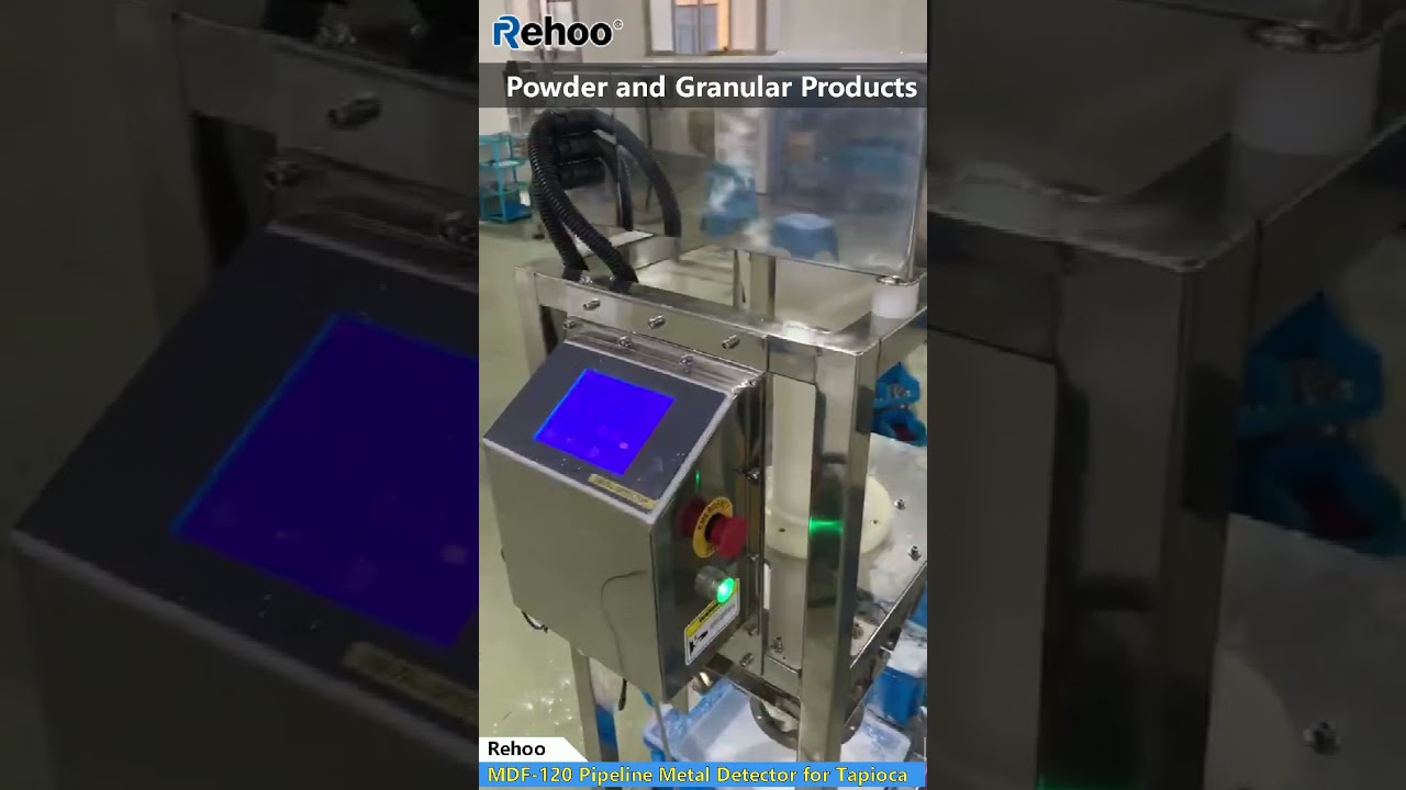 Rehoo MDF-120 Pipeline Metal Detector for Powder Particle Products