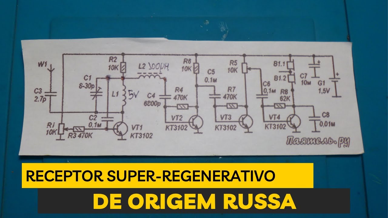receptor fm super regenerativo russo