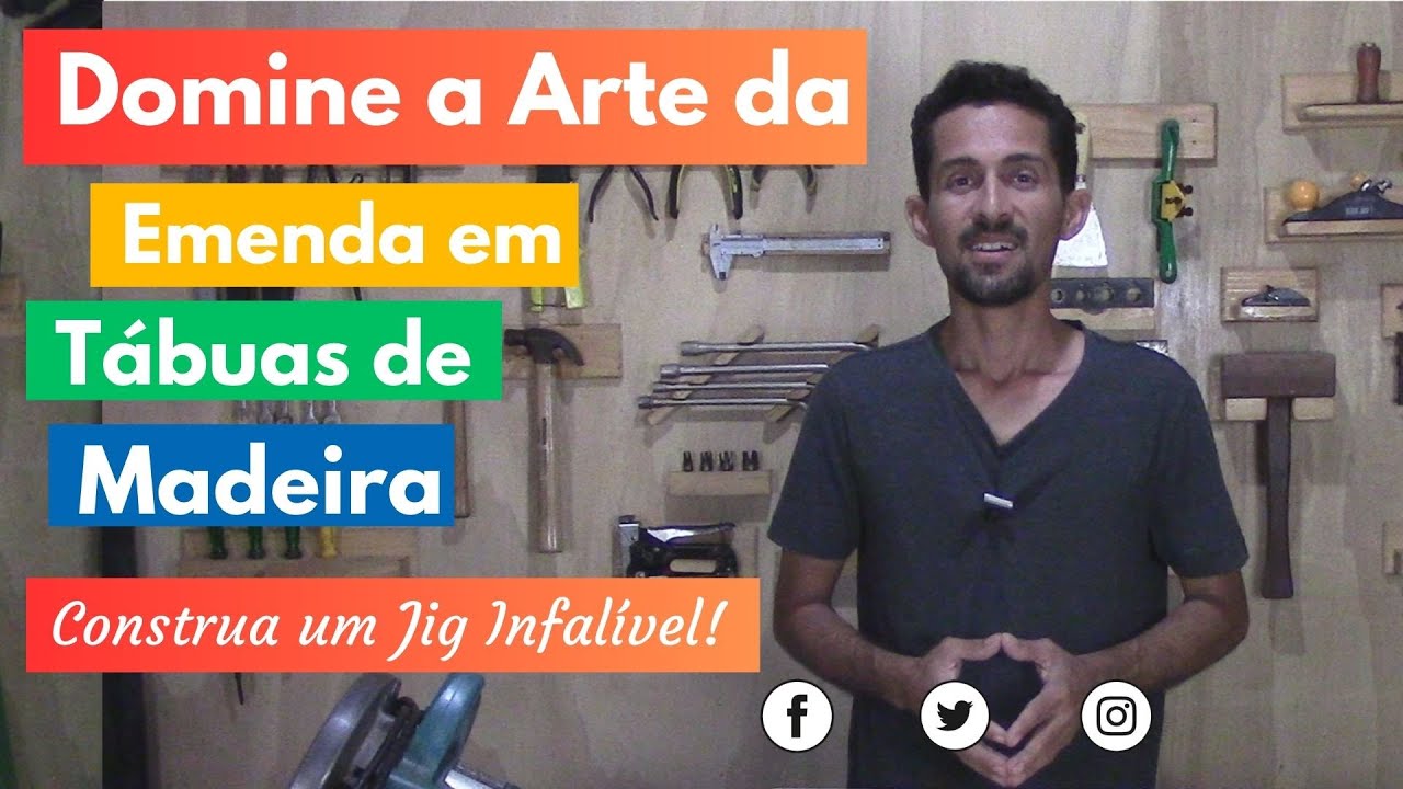 Domine a Arte da Emenda em Tábuas de Madeira: Construa um Jig Infalível!