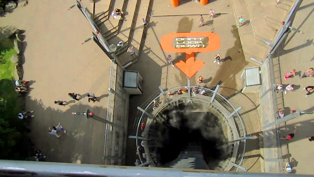 Oblivion front seat on-ride and off-ride HD POV Alton Towers