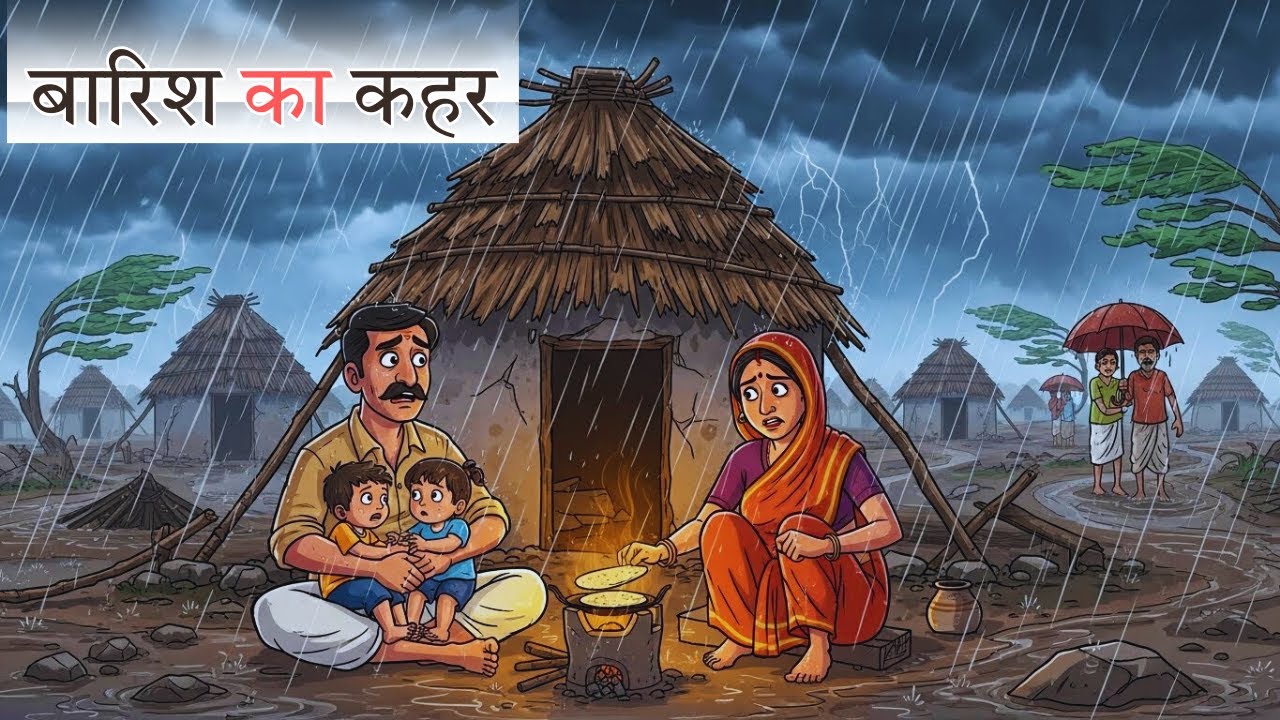 Barish Ka Kehar | Ghareeb Ki Jhonpari | hindi story | bedtime stories | cartoon story