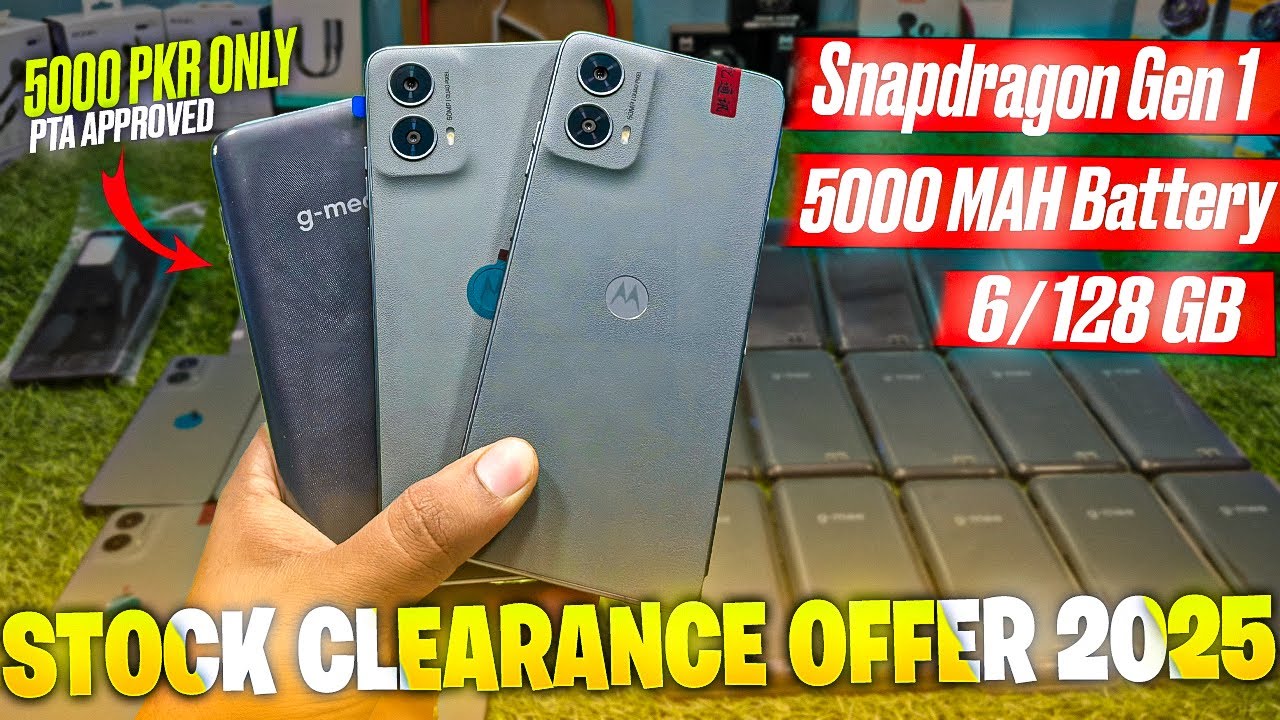 Last Sale Of 2025 😱 Sirf 5000 me PTA Approved ✔️ Moto G5G 2024 6/128GB,Snapdragon 4Gen1,5000Mah,50MP
