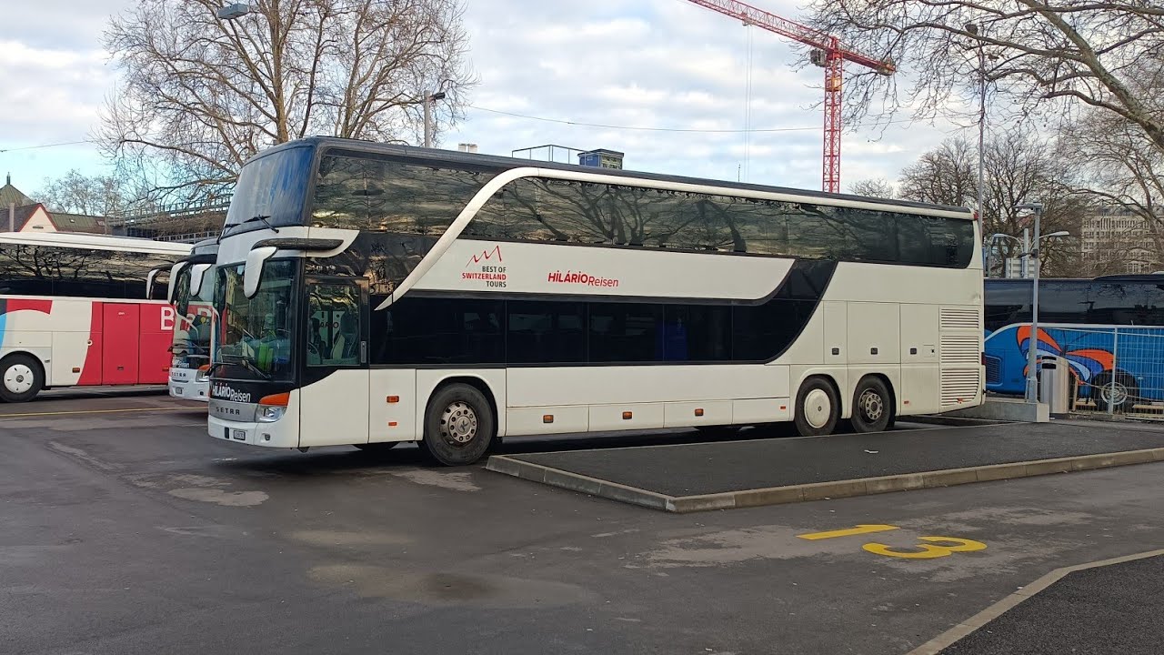 Switzerland 2025: Tour coach bus from Zürich to Luzerne