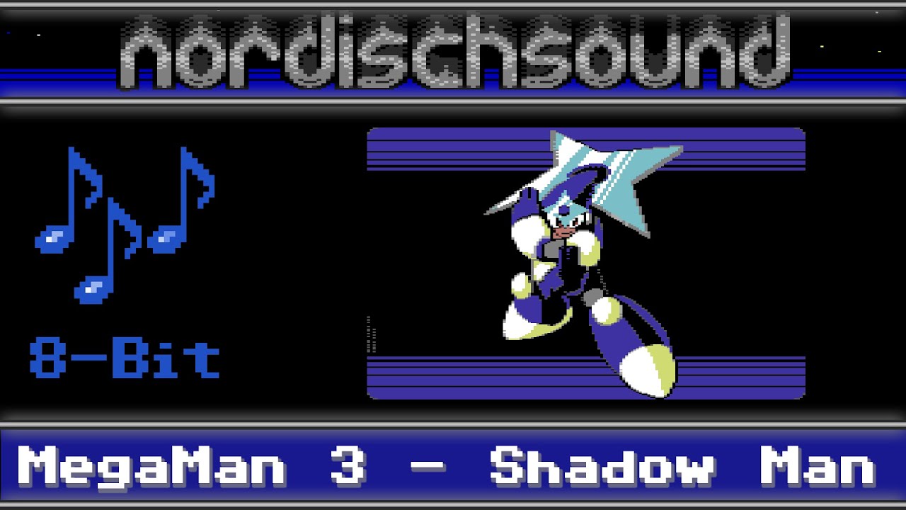 Mega Man 3 - Shadow Man (Commodore 64 SID 8-Bit Cover)