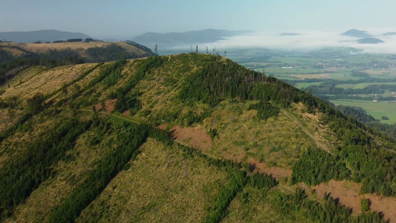 Beskydy - Ondřejník 890.m  08/2022 dron