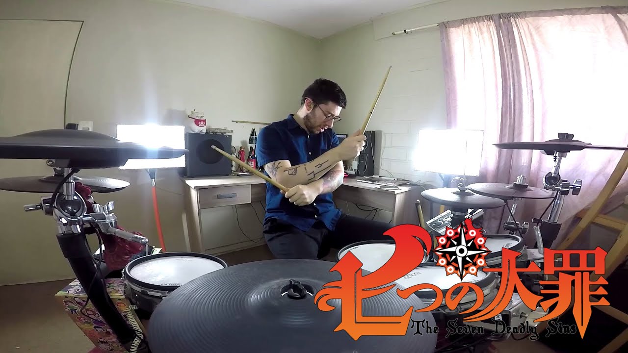 MAN WITH A MISSION - Seven Deadly Sins (Nanatsu no Taizai OP 2) (Drum Cover)
