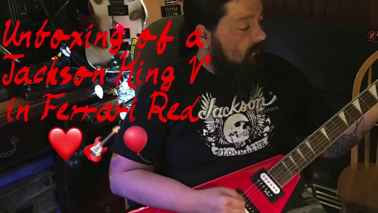 Unboxing of a Ferrari Red Jackson King V