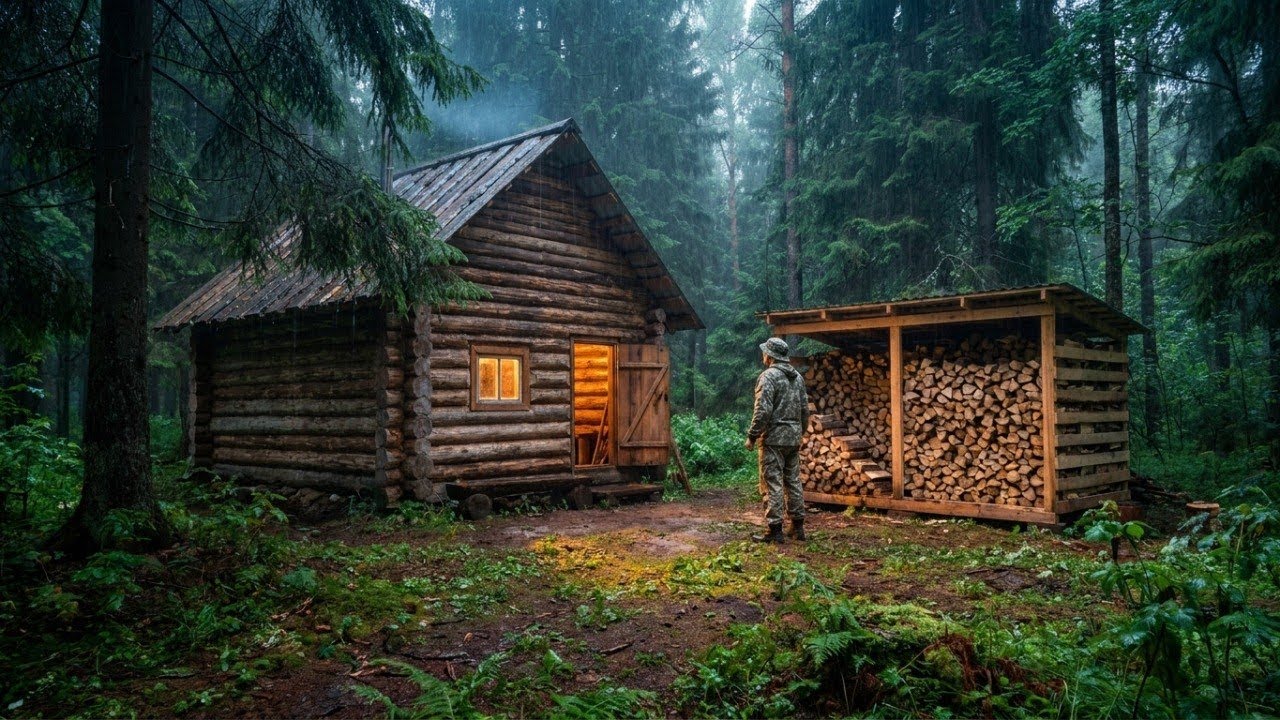 Cozy Log Cabin Life: Crafting the Perfect Wood Storage for Harsh Winters