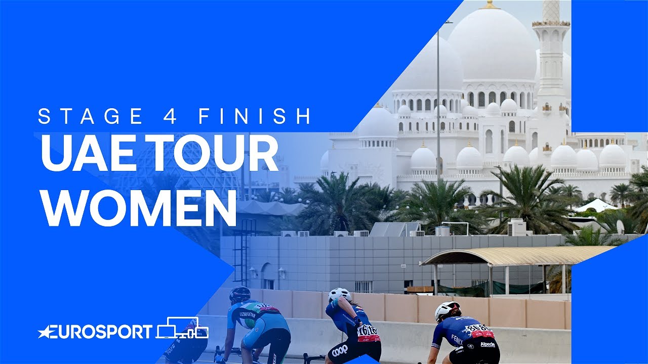 A THRILLER 😳  | Stage 4 Finish UAE Tour Women 2024 | Eurosport Cycling
