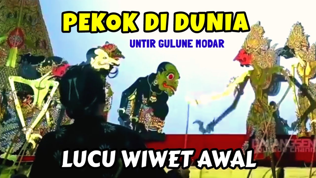 Wayang kulit lucu Dalang Seno Nugroho 