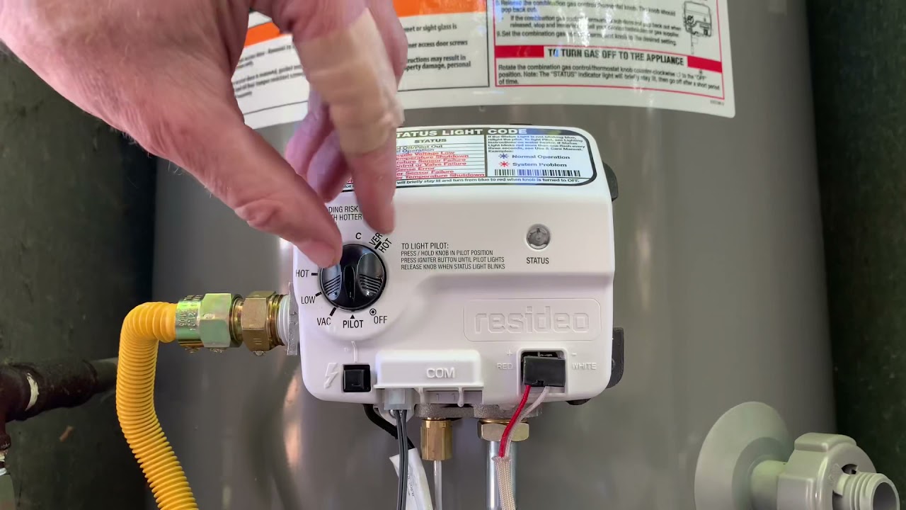 Как зажечь запальную горелку на газовом водонагревателе Rheem