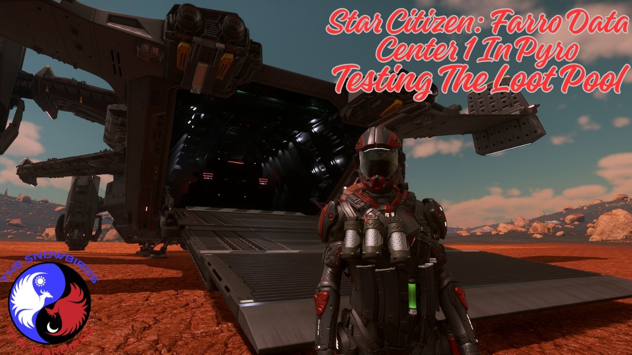 Star Citizen: Farro Data Center 1 In Pyro. Testing The Loot Pool.